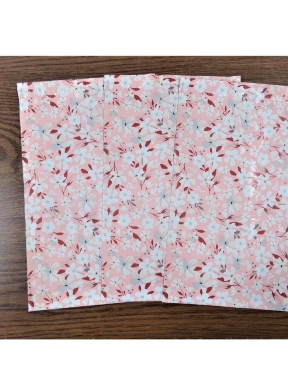 Polymailer Mylar Count 10 Floral Pink Supplies Poly Office Boho - Picture 1 of 13